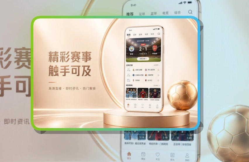半岛体育 移动应用界面演示